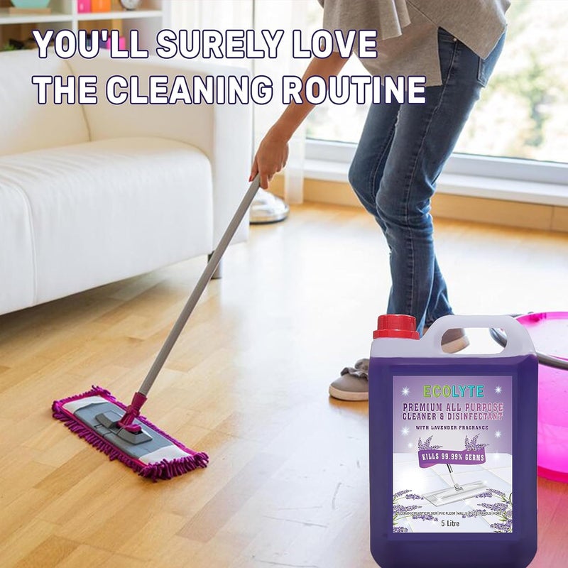 ECOLYTE+ منظف ومعقم متعدد الاستخدامات - برائحة اللافندر، 5 لتر - Image 5